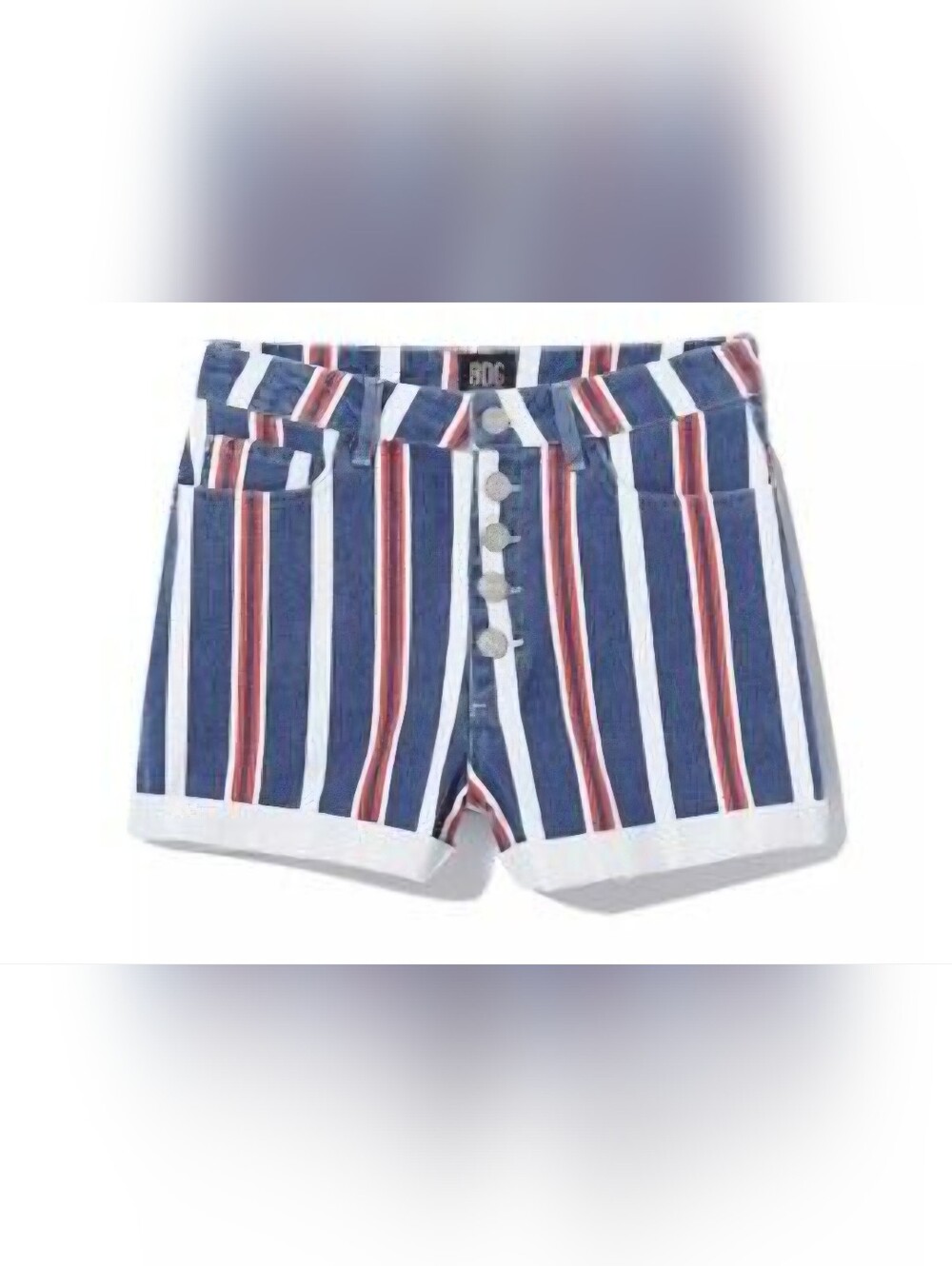 Womens Striped BDG Shorts Size 4